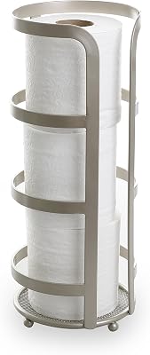 BINO 'The Gladiator' Toilet Paper Reserve, Nickel