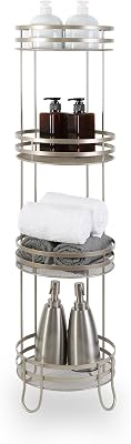 BINO 'Lafayette' 4-Tier Round Spa Tower, Nickel