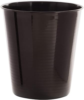 BINO Metal Waste Basket for Home, Office, Bathroom, Dorm, Kitchen and More | Trash Can Bin for Bedroom | Desk Trash Can | Home Essentials