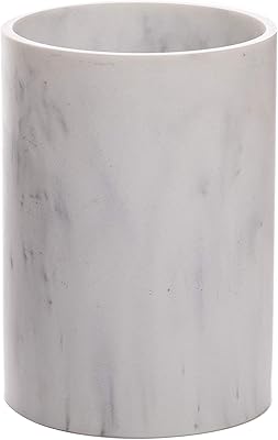 BINO | Kitchen Utensil Holder for Countertop, Matte Marble | Utensils Caddy | Countertop Utensils Holder | Utensil Crocks for Kitchen | Cooking Spatula Crock
